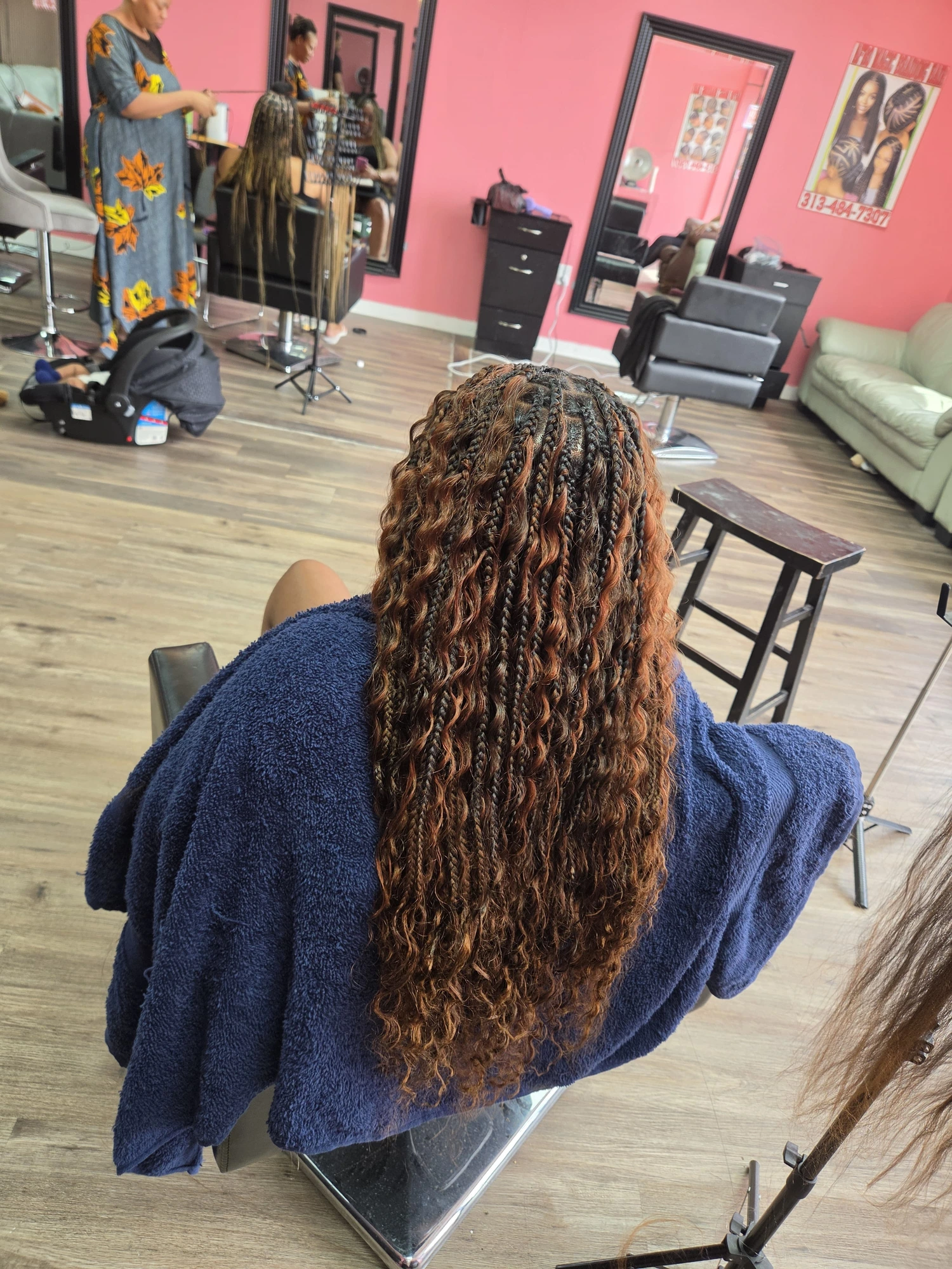 Knotless Braids Waist Length - Afro Magic Braiding Hair