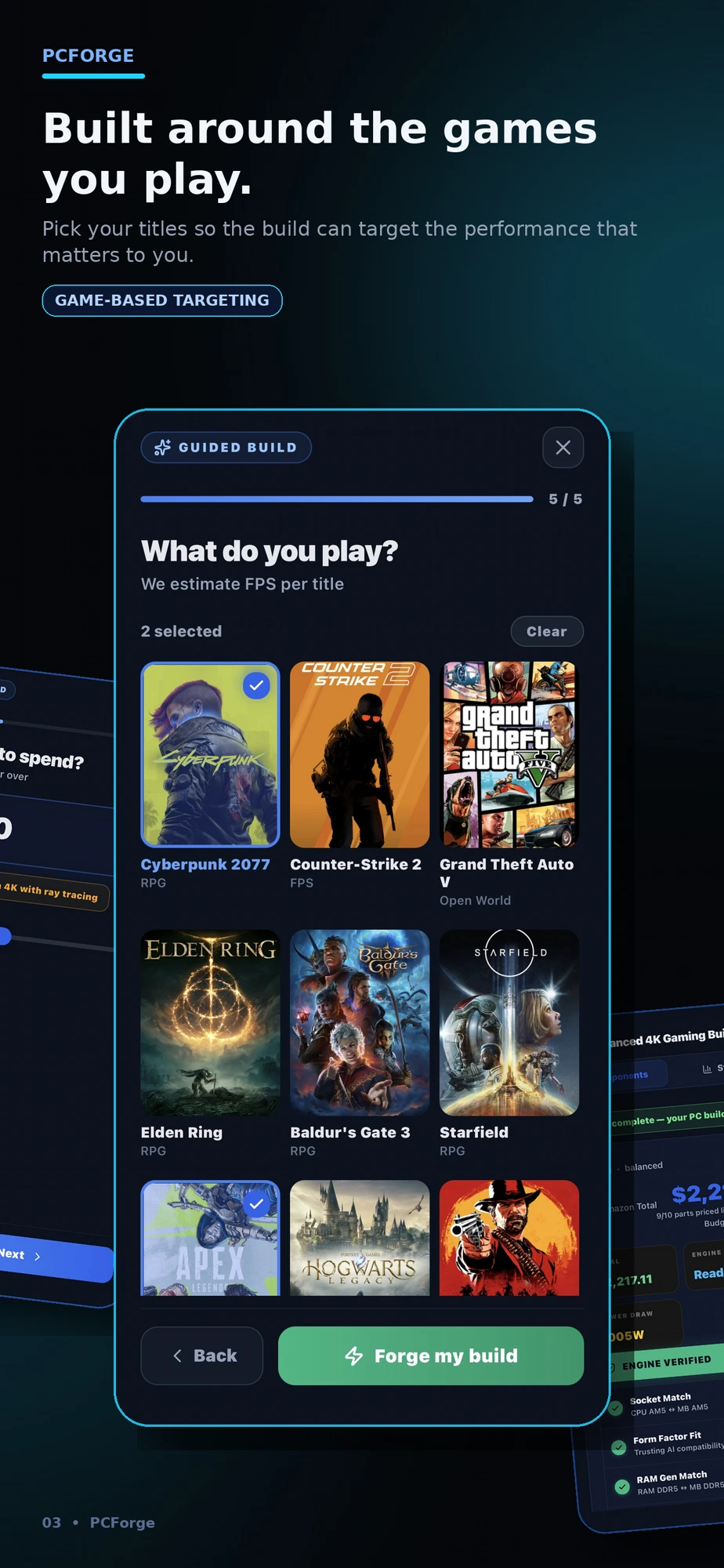 Game selection