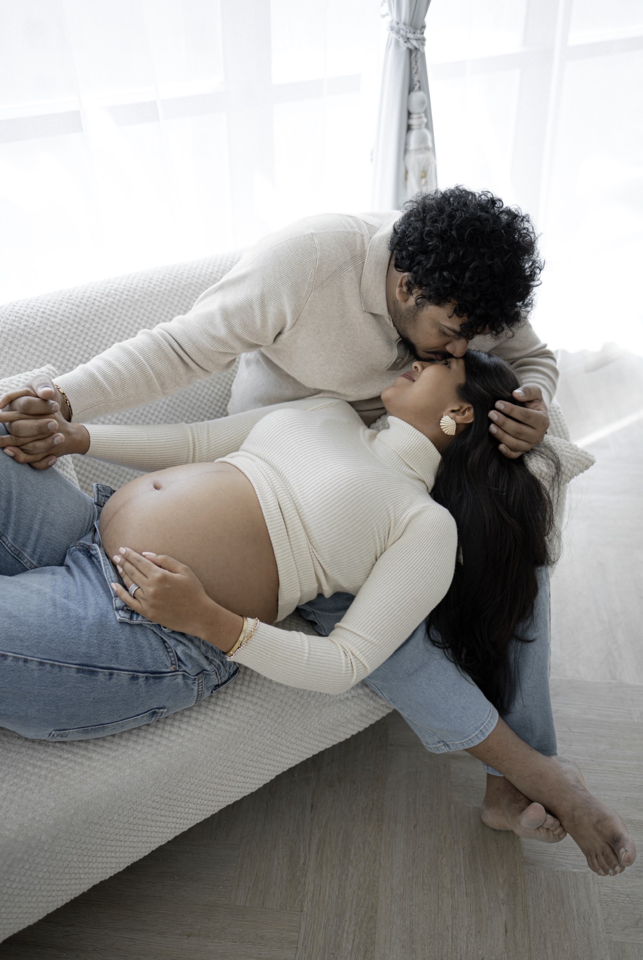 Together, Waiting – Maternity photography in Dubai by Elina K.