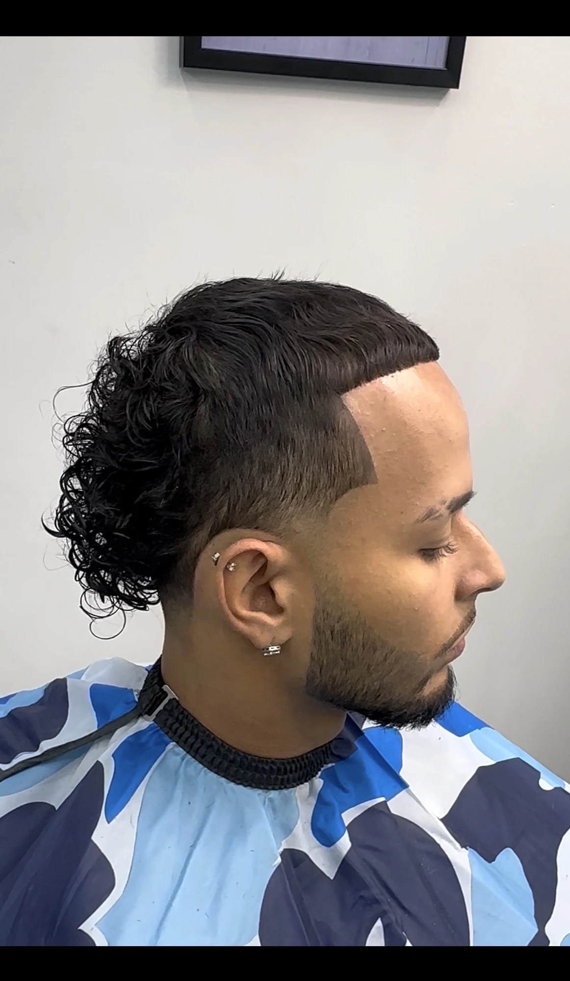Mullet with skin fade