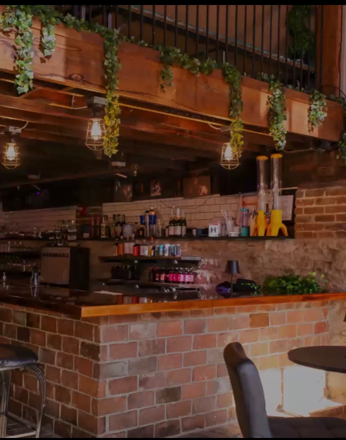 Inside the Vine & Vibes Bar