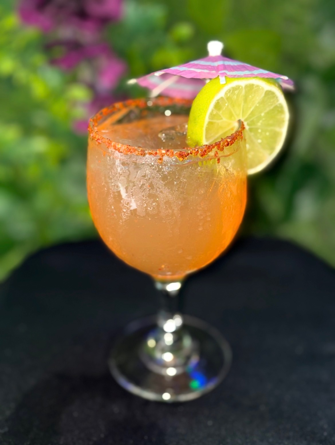 Chili-Rimmed Signature Cocktail