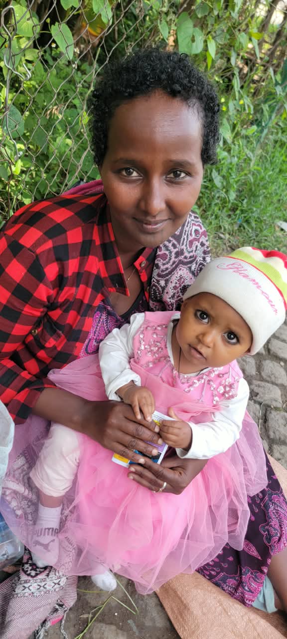 One of our littlest ones, safe and cared for.