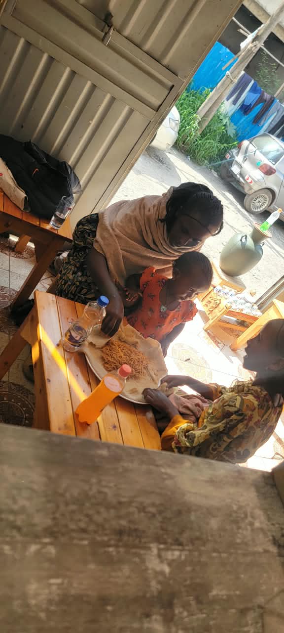 A warm meal, served with love.