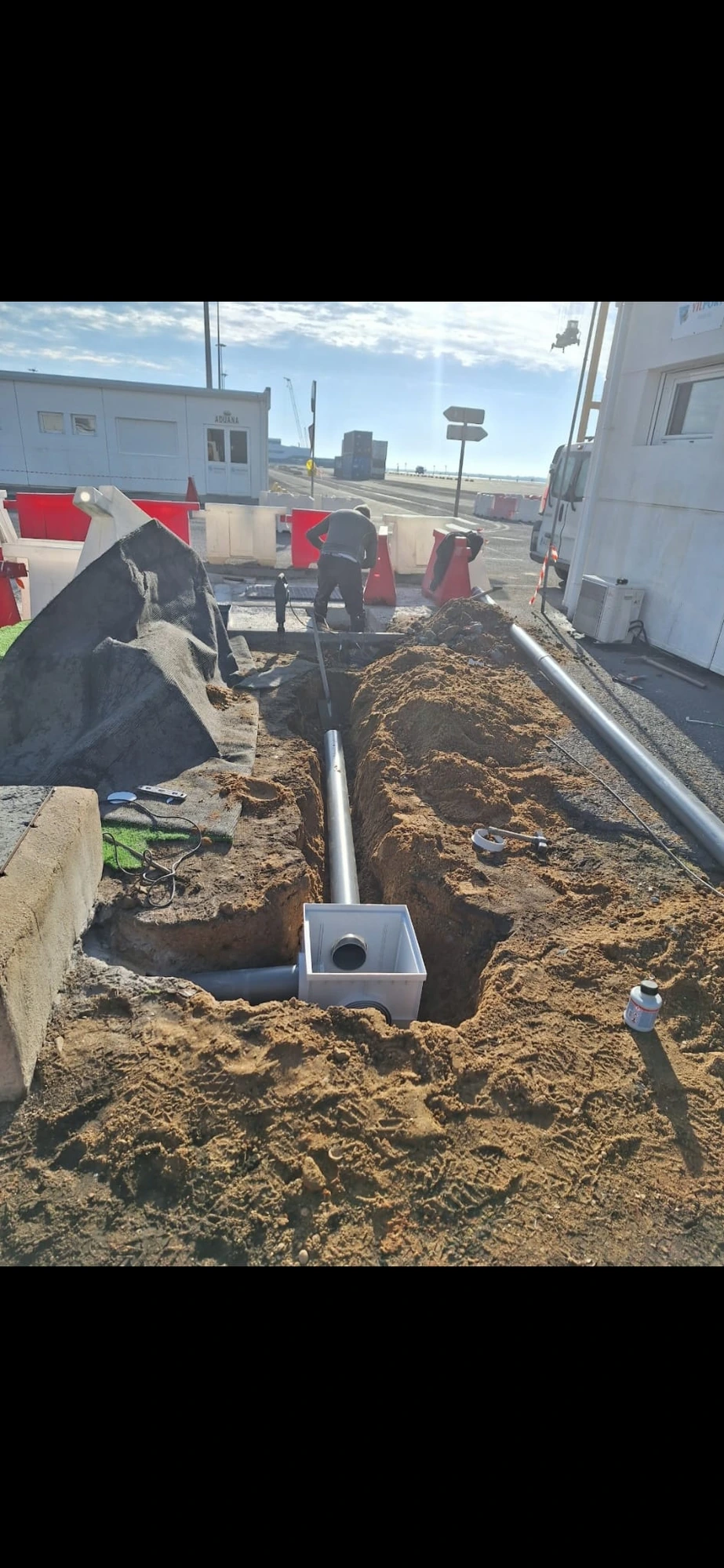 Instalaciones de saneamiento soterrado