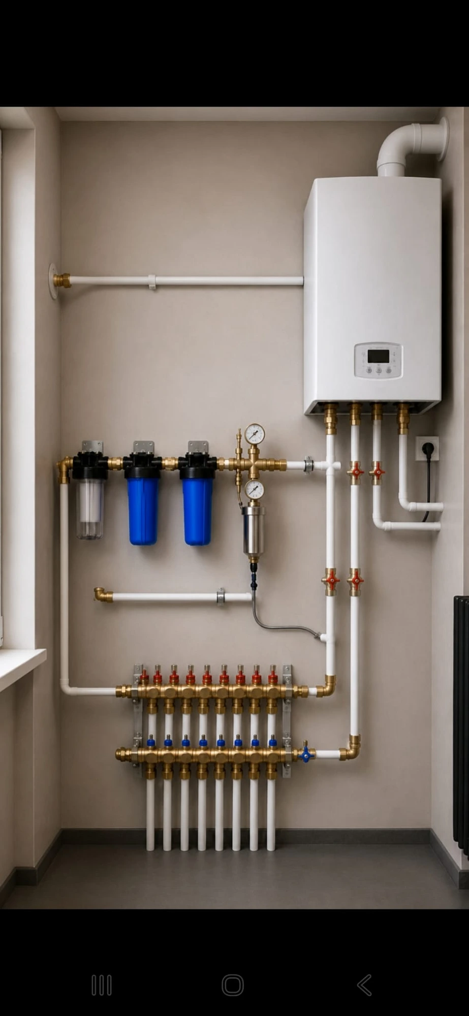 Instalaciones de viviendas realizadas en multicapa con sistema press