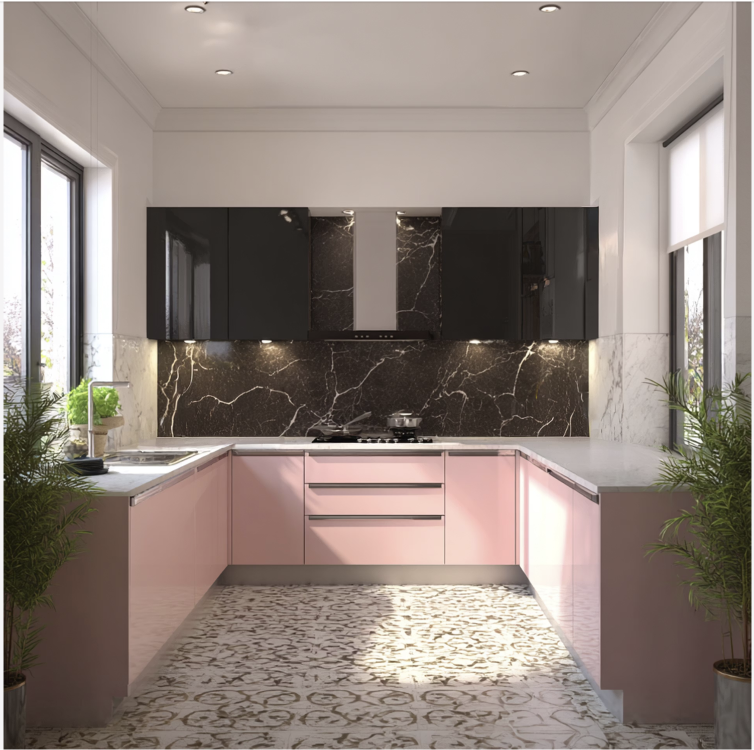 Modern Open Kitchen