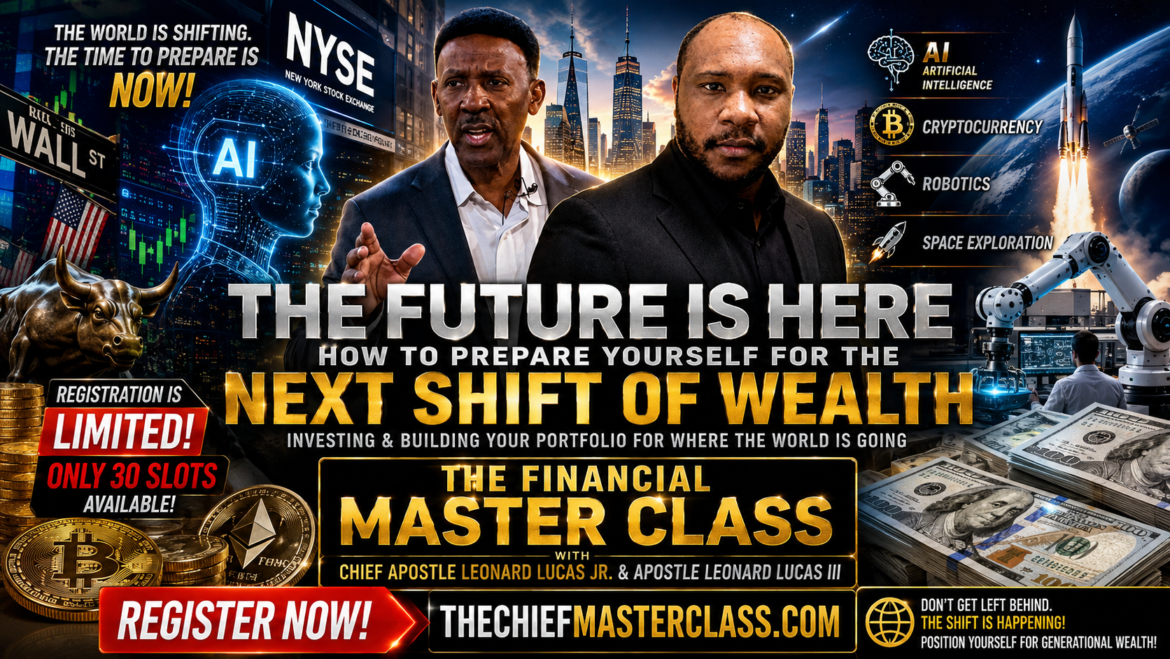 The Financial Masterclass — Register Now