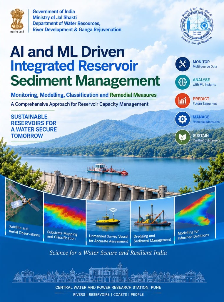 AI & ML Driven Integrated Reservoir Sediment Management — CWPRS Pune