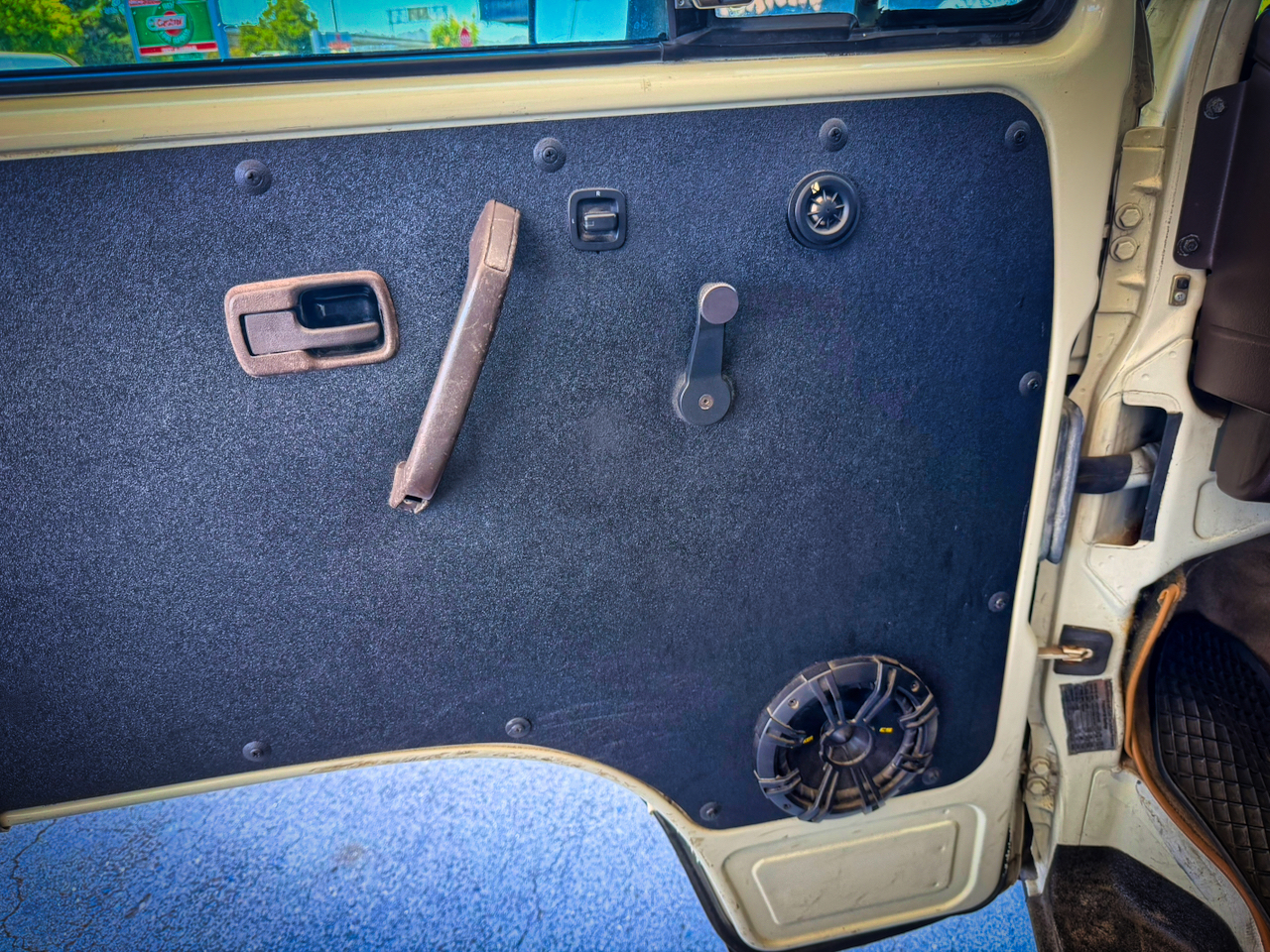 ABS door panel with Kicker speaker and hardware