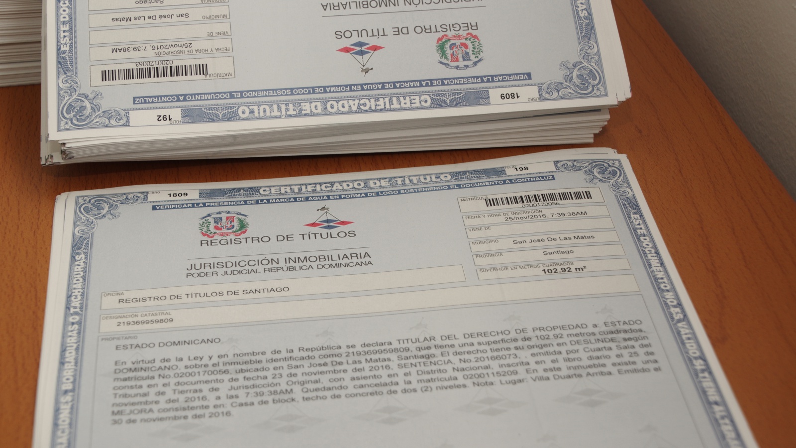 Servicios profesionales de gestión de títulos de propiedad en República Dominicana